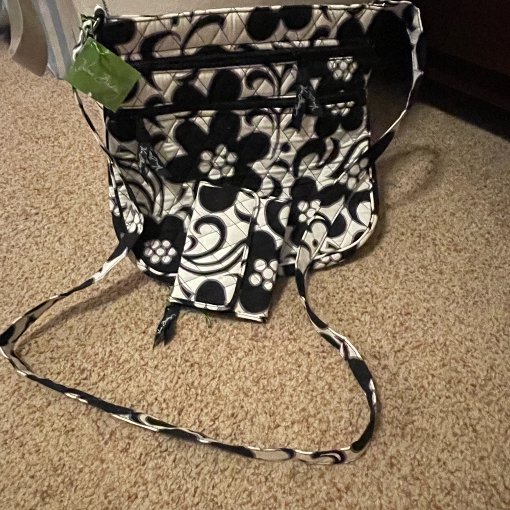 Vera Bradley Triple Zip Hipster (Night and Day)
